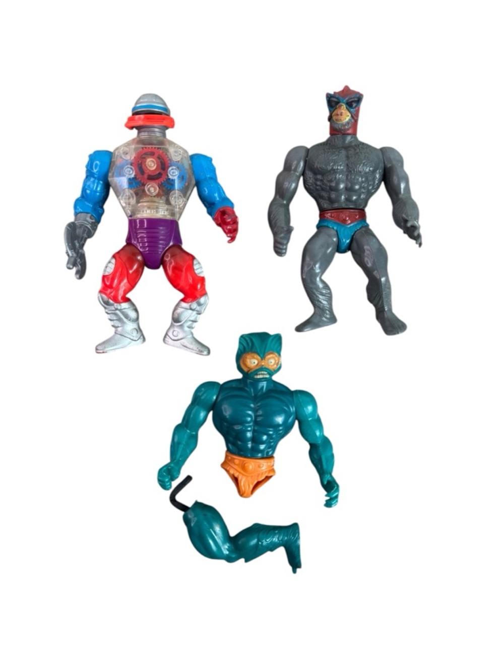 He Man Action Figures Vintage 80’s  Stratos Roboto Motu  Masters Of The Universe